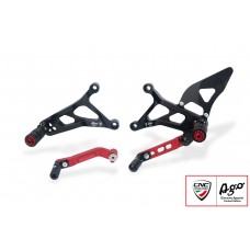 CNC Racing GIACOMO AGOSTINI LIMITED EDITION Adjustable Rearsets For Euro 4 MV Agusta F3 675/800, Superveloce, and Dragster